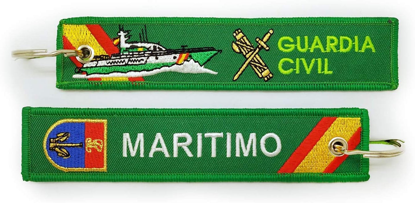 Llavero Guardia Civil Marítimo Bordado