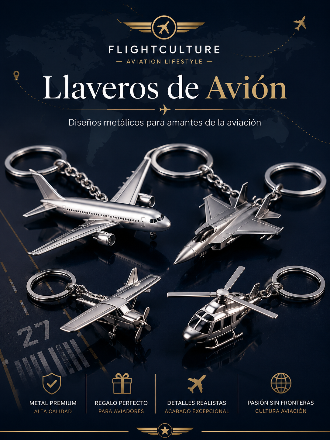 Llaveros de aviones