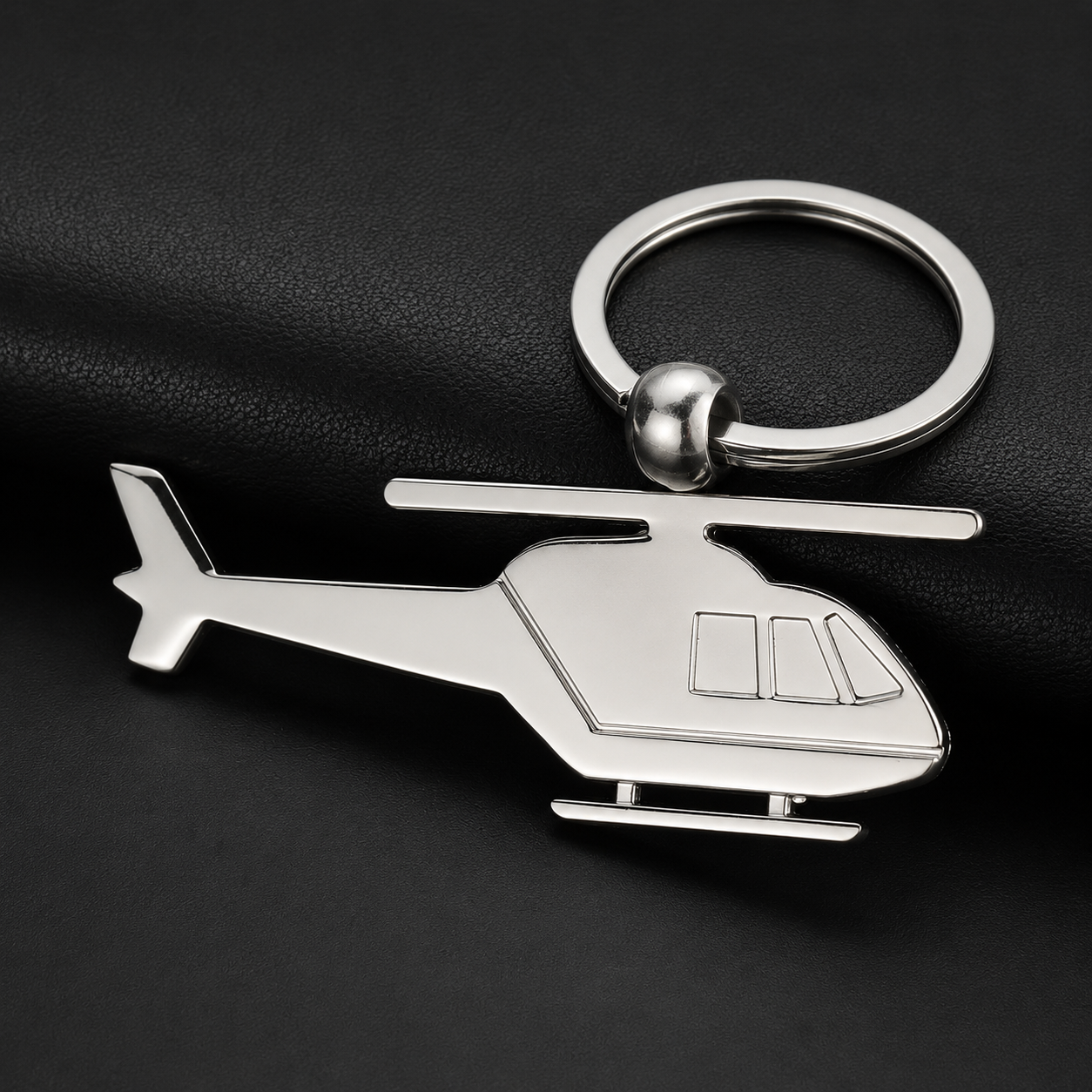 Llavero Metálico 3D de Avión o Helicóptero – Modelo a Elegir
