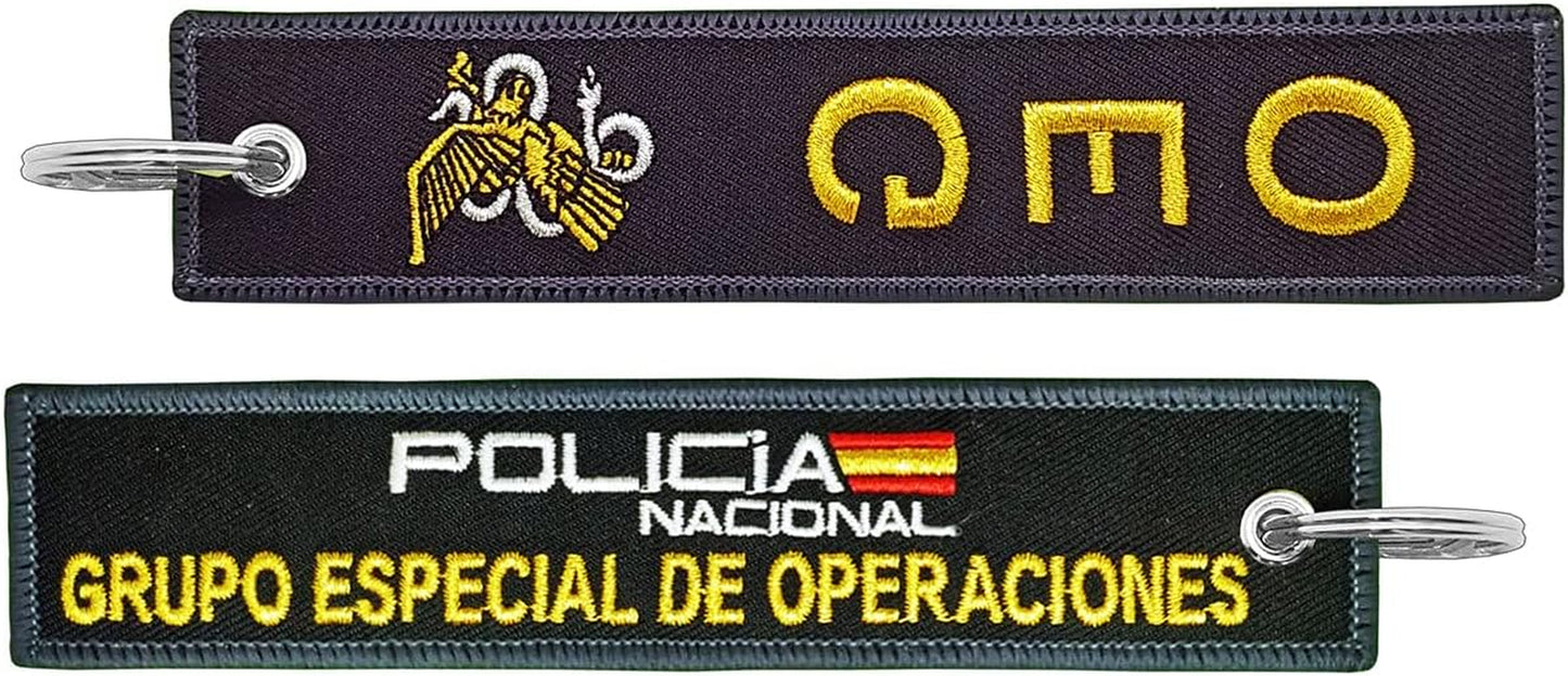 Llavero GEO Grupo Especial De Operaciones Unidad De Élite Del Cuerpo Nacional De Policía CNP De España