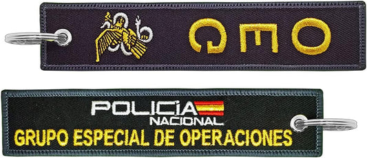 Llavero GEO Grupo Especial De Operaciones Unidad De Élite Del Cuerpo Nacional De Policía CNP De España
