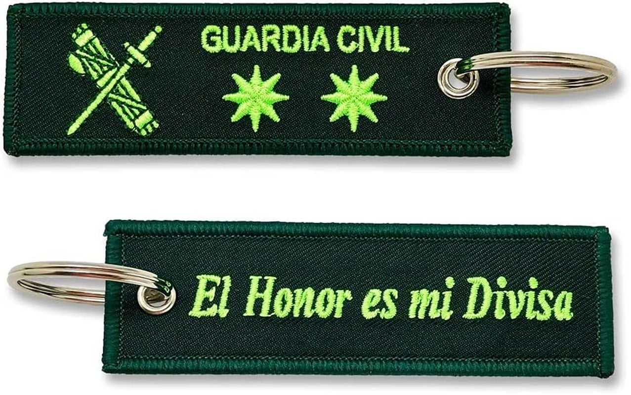 Llavero Guardia Civil El Honor Es Mi Divisa Bordado